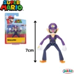 Figura Super Mario Bros articulada 6 cm original JAKKS – 423194‑8